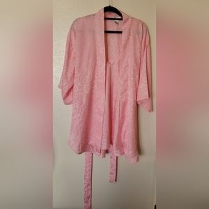 GORGEOUS Vintage Robe and Slip Set